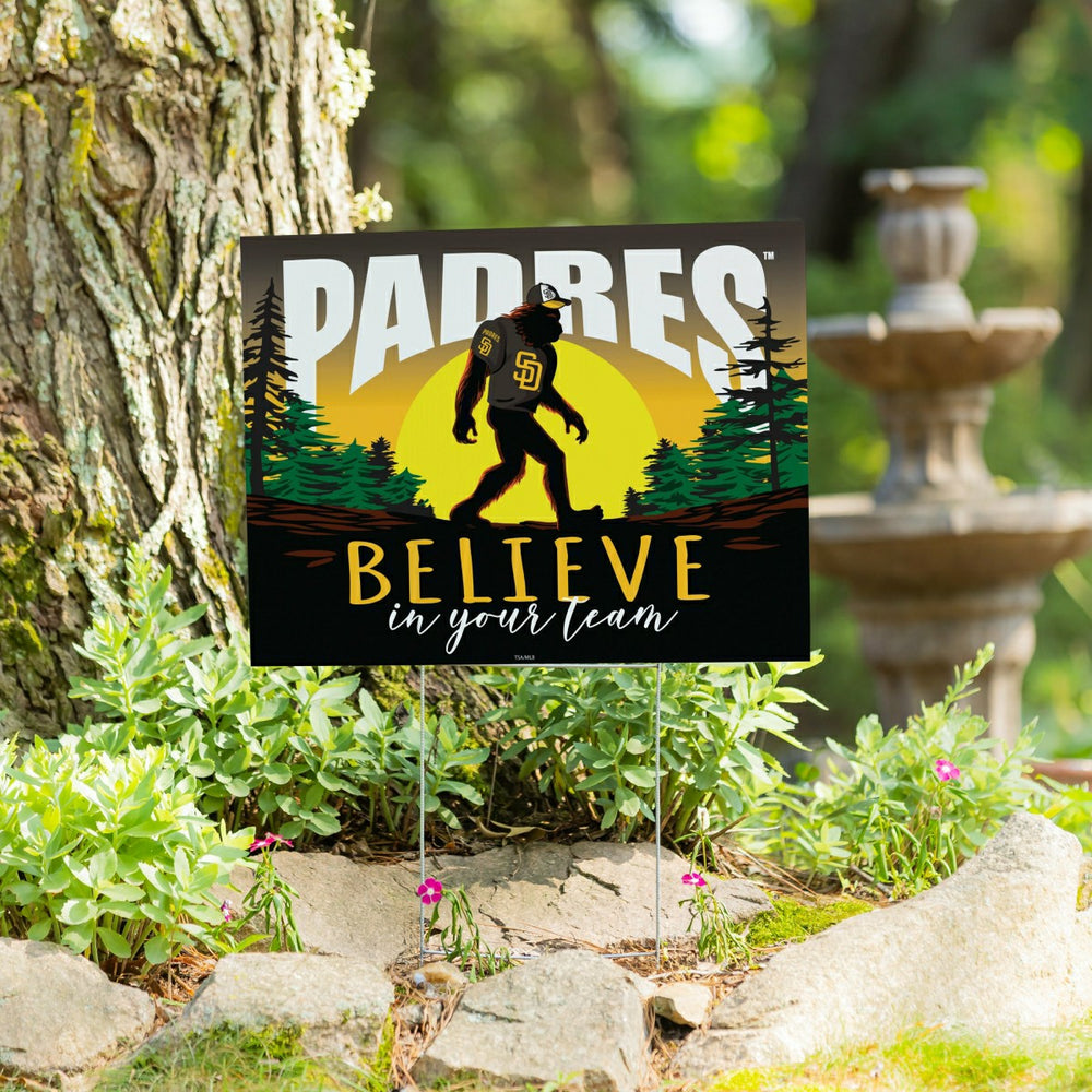 San Diego Padres Yard Sign, Bigfoot