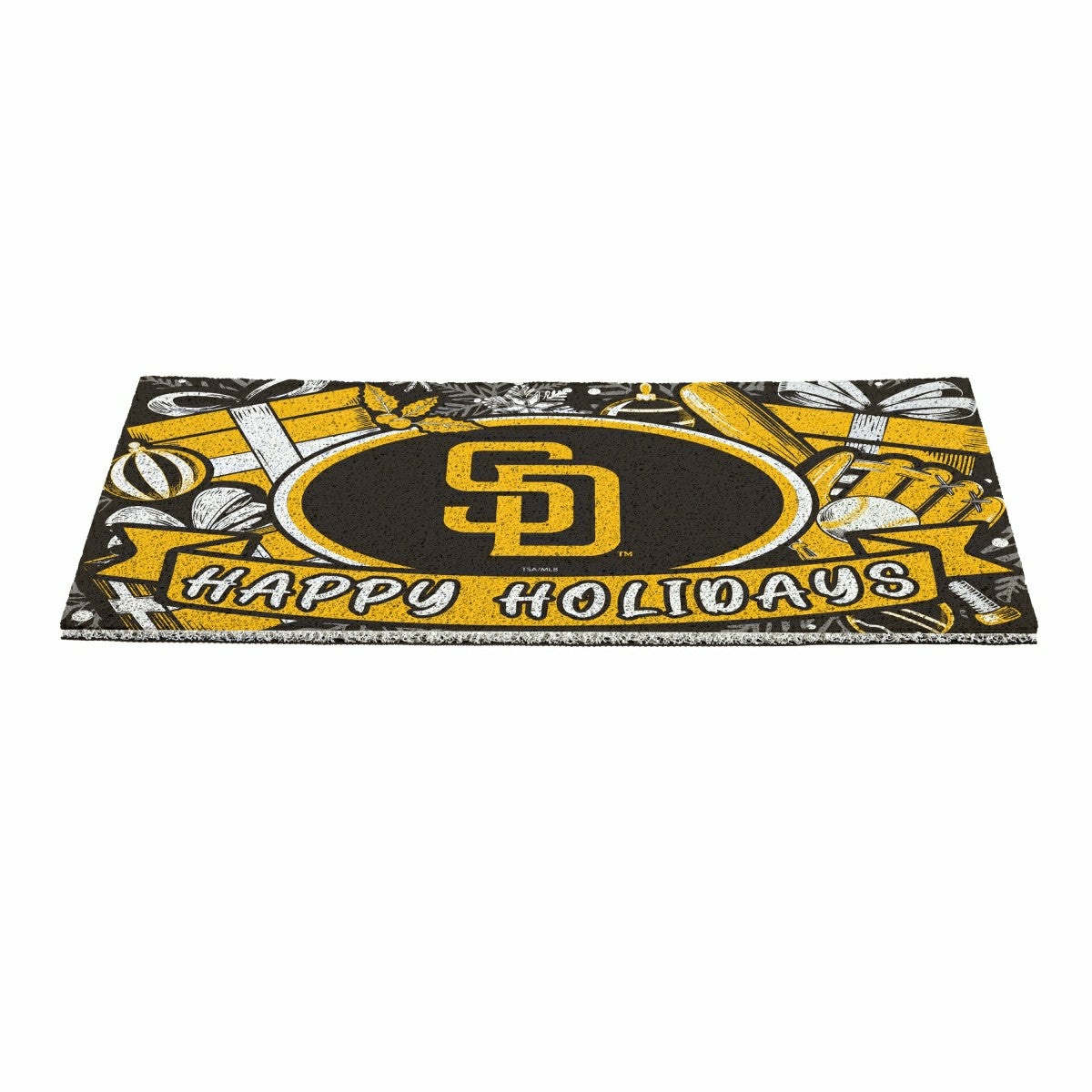 San Diego Padres Holiday PVC Mat, 28"x16"