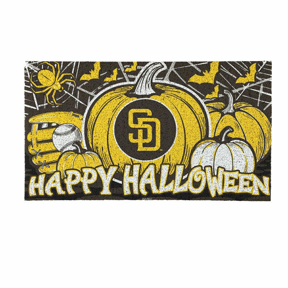 San Diego Padres Halloween PVC Mat, 28"x16"