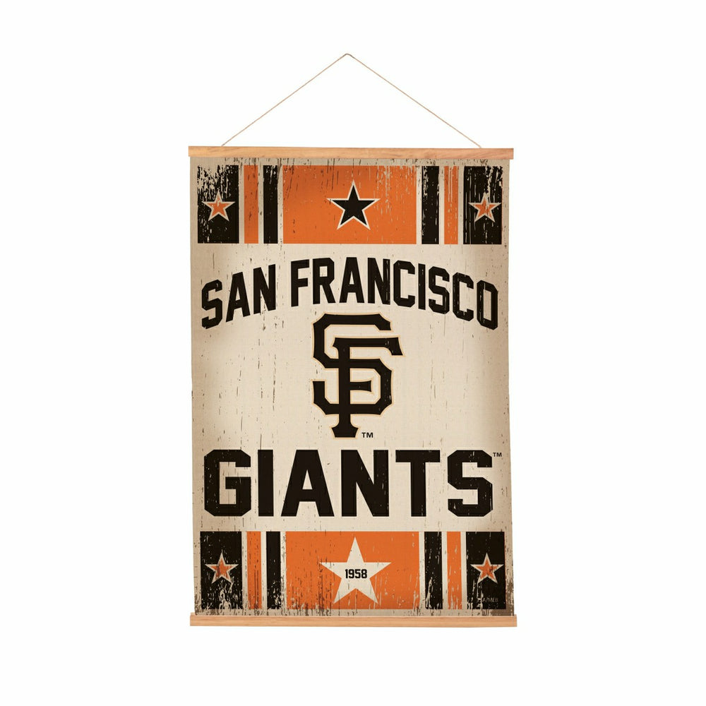 San Francisco Giants, Canvas Wall Tapestry, Medium, 36x24