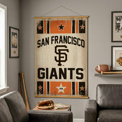 San Francisco Giants, Canvas Wall Tapestry, Large, 54x36