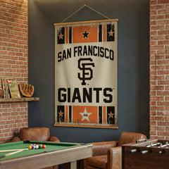 San Francisco Giants, Canvas Wall Tapestry, Large, 54x36