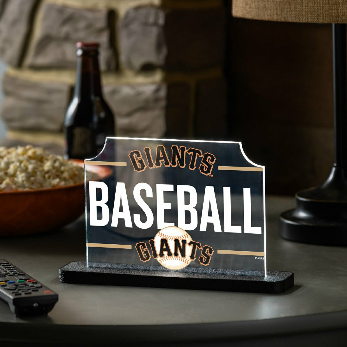 San Francisco Giants Baseball Rectangle Desklite LED Decor