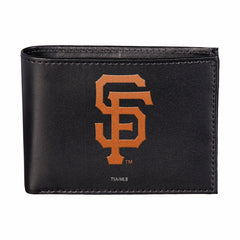 San Francisco Giants Black Bi-Fold Embroidered Wallet w/ RFID Blocking