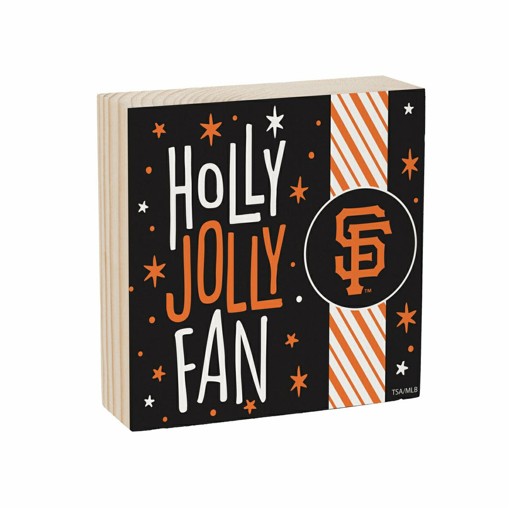 San Francisco Giants Block, Holiday, 6x6