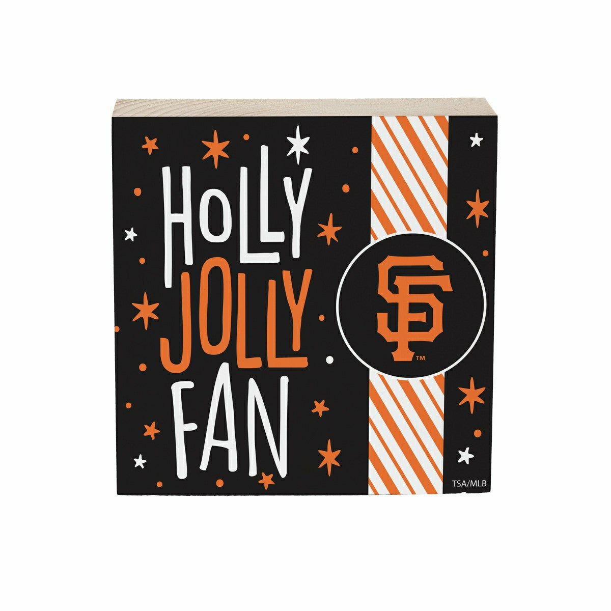 San Francisco Giants Block, Holiday, 6x6