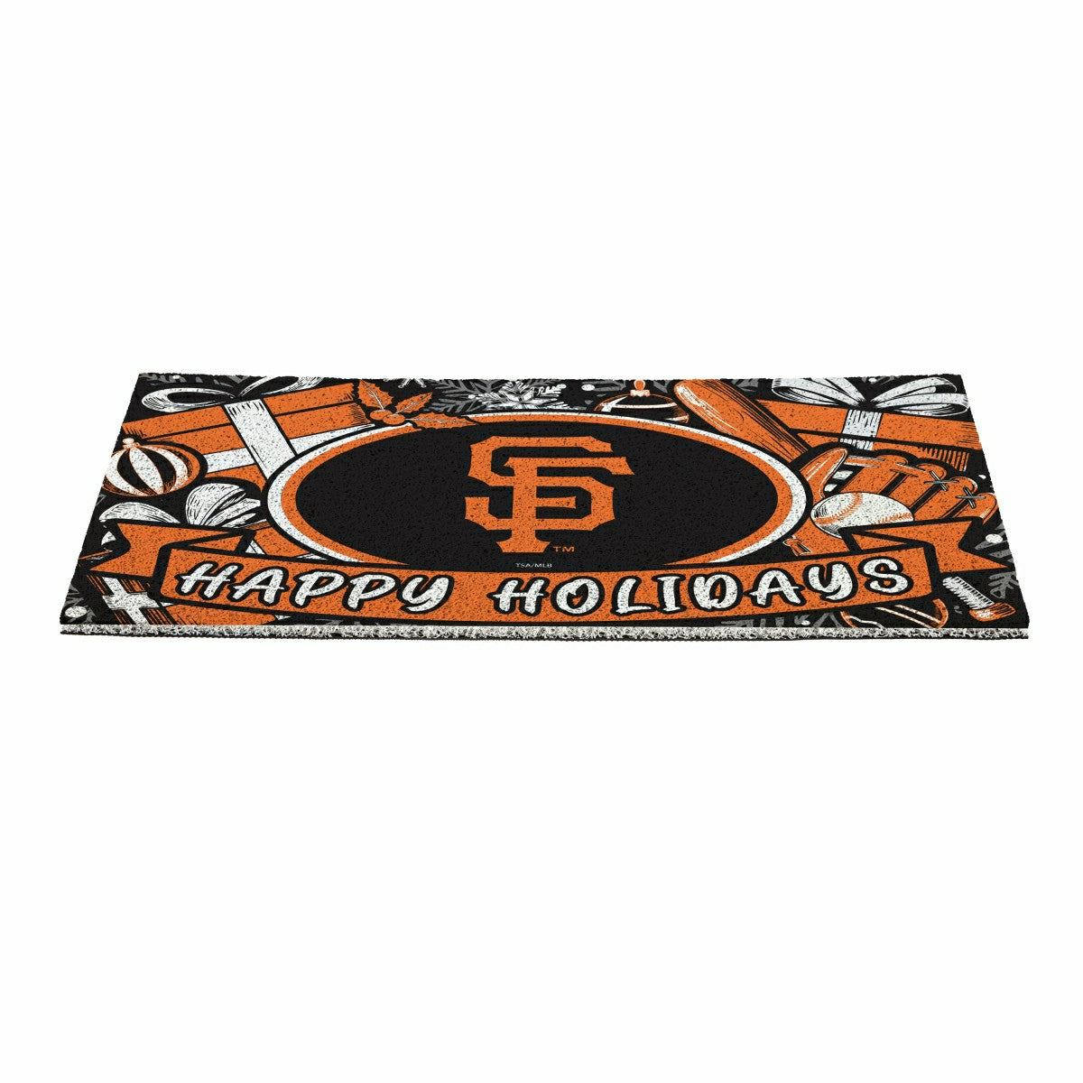 San Francisco Giants Holiday PVC Mat, 28"x16"