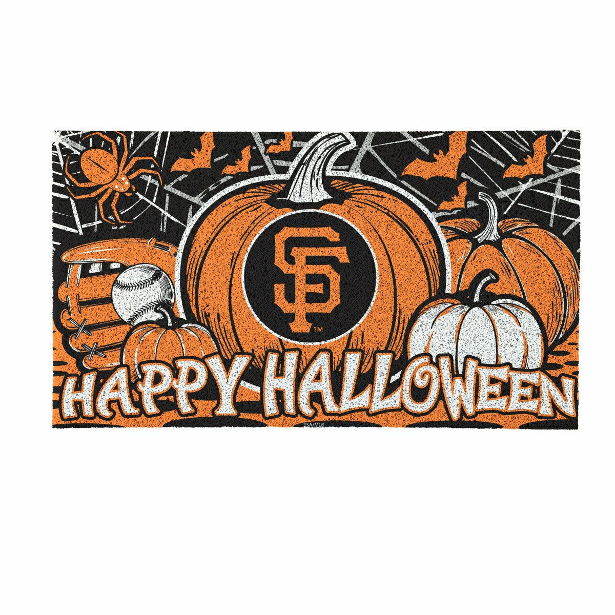 San Francisco Giants Halloween PVC Mat, 28"x16"