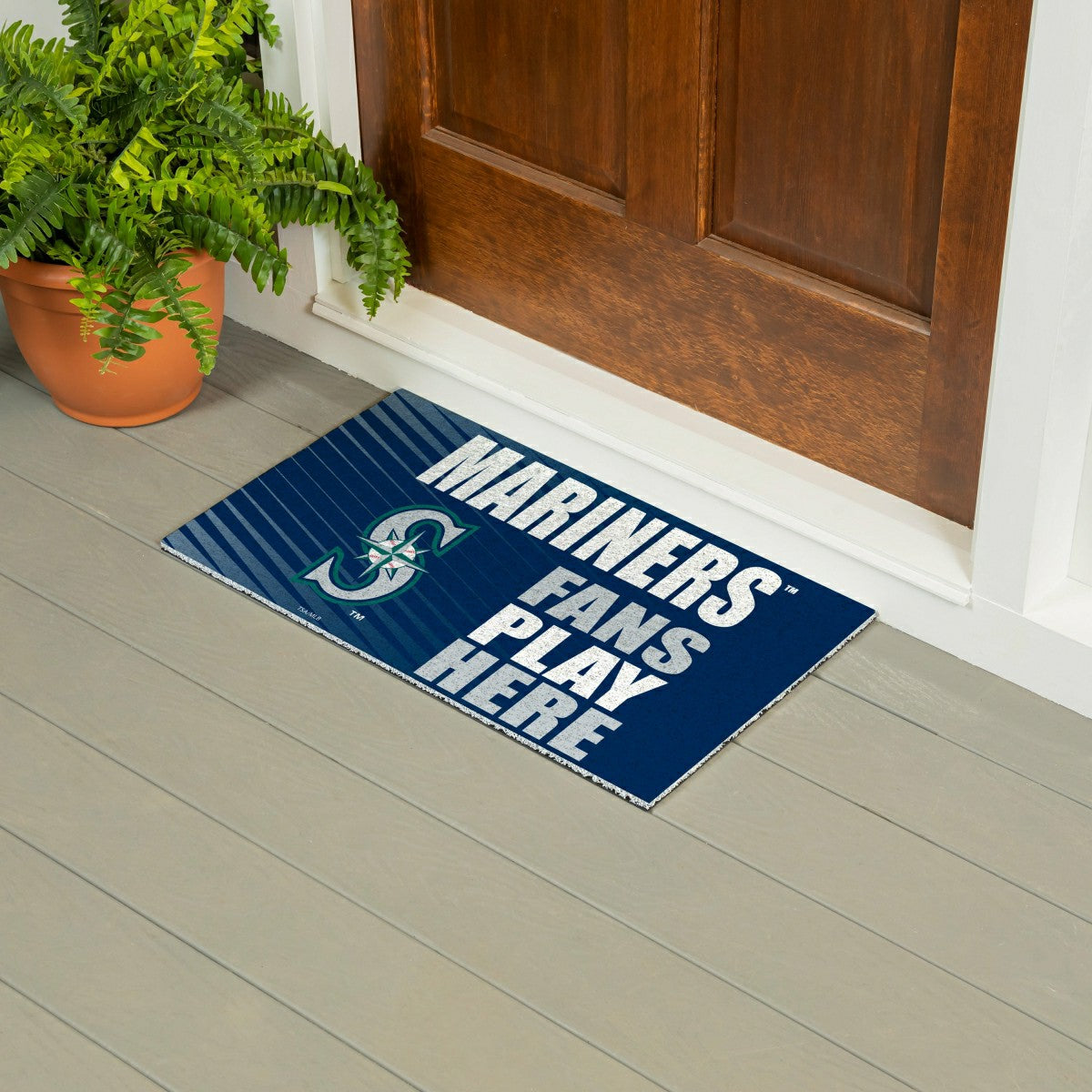 Seattle Mariners Fan Mat, 28"x16"