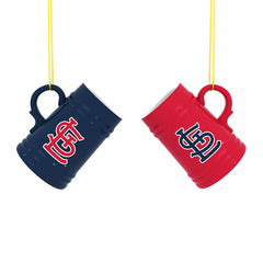 St Louis Cardinals Ceramic Mini Stein, 3oz, set of 2