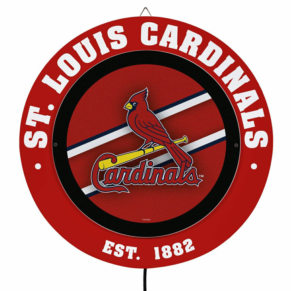 St Louis Cardinals, Metal Lite, Round