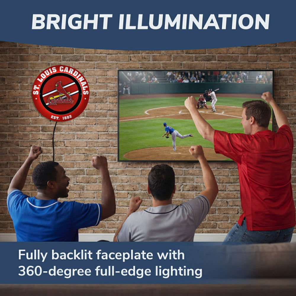 St Louis Cardinals, Metal Lite, Round