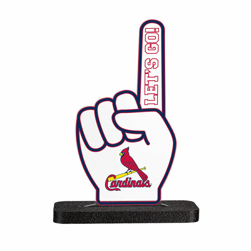 St Louis Cardinals Baseball Foam Finger Desklite LED Decor