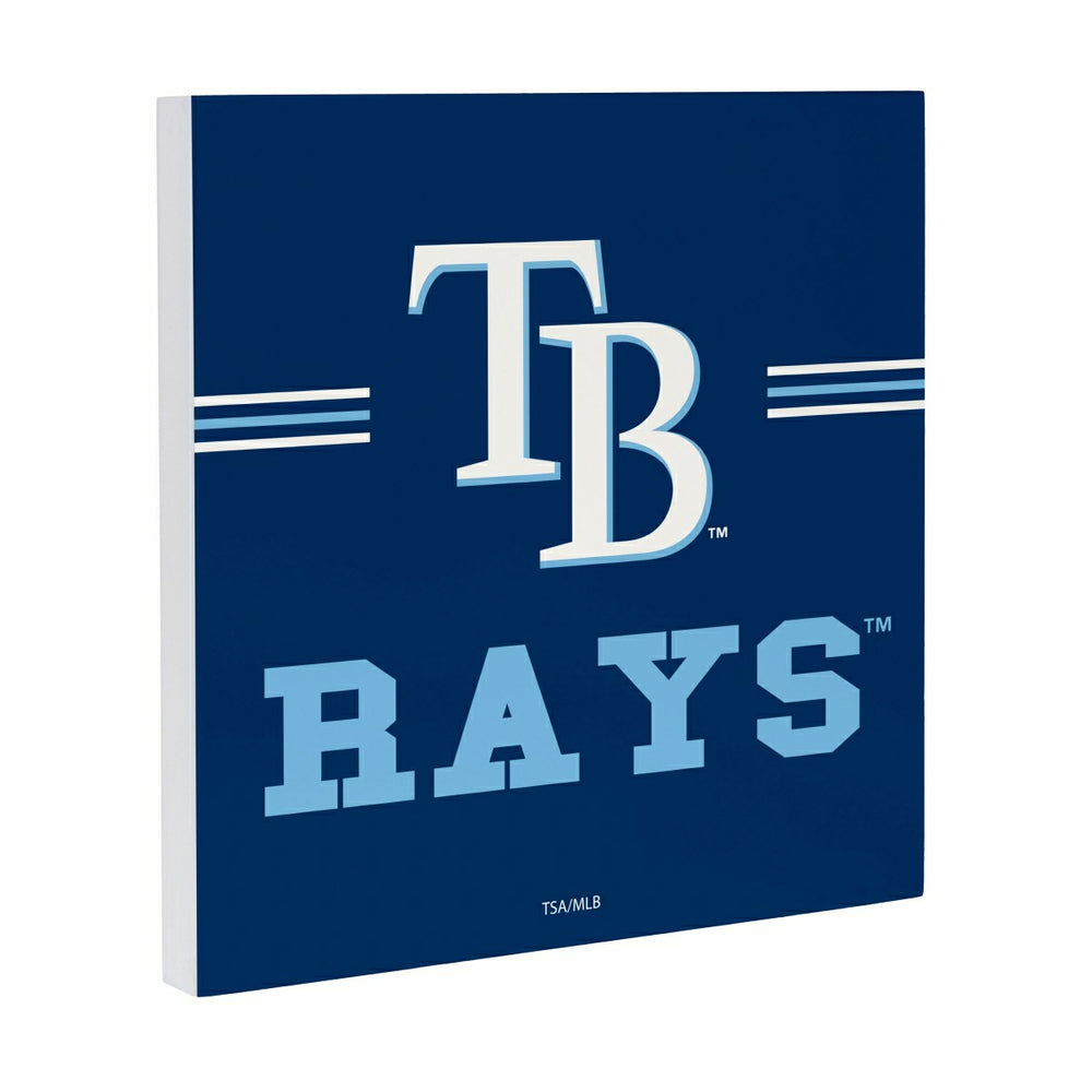 Tampa Bay Rays Wood Wall Sign, 12x12