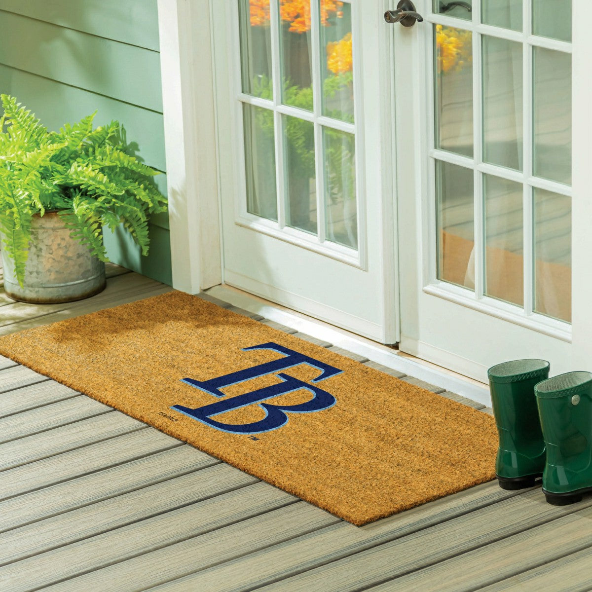 Tampa Bay Rays Extra Large Full Color Coir Mat, 60"x24"