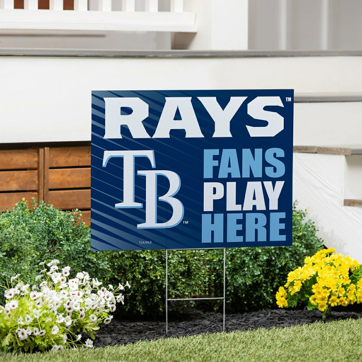 Tampa Bay Rays Coroplast Yard Sign "Fans Play Here"