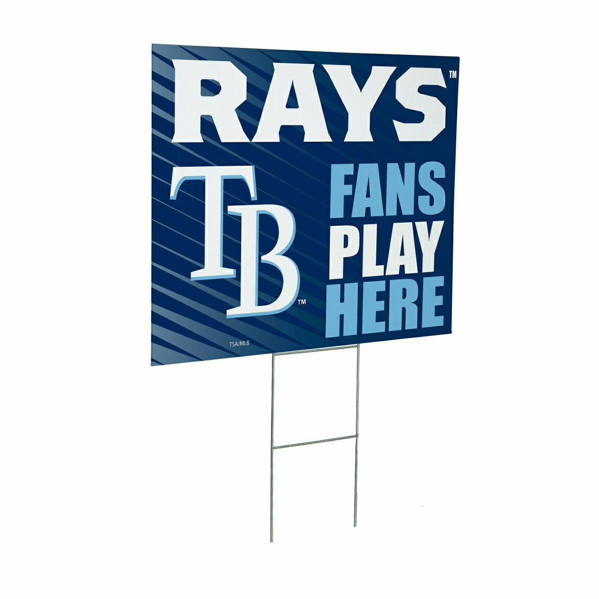 Tampa Bay Rays Coroplast Yard Sign "Fans Play Here"