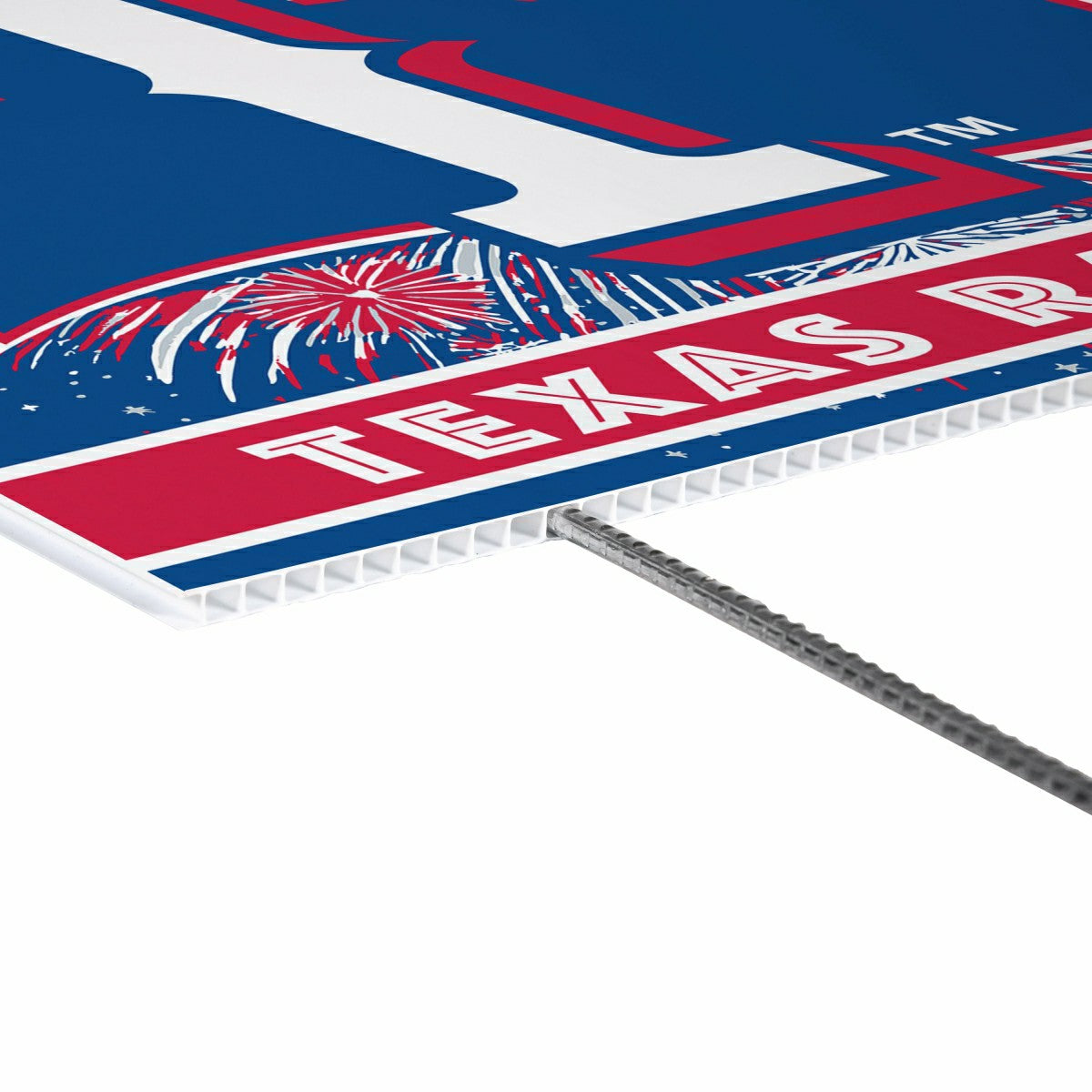 Texas Rangers Yard Sign, Patriotic