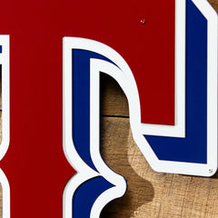 Texas Rangers Premier Metal Wall Art