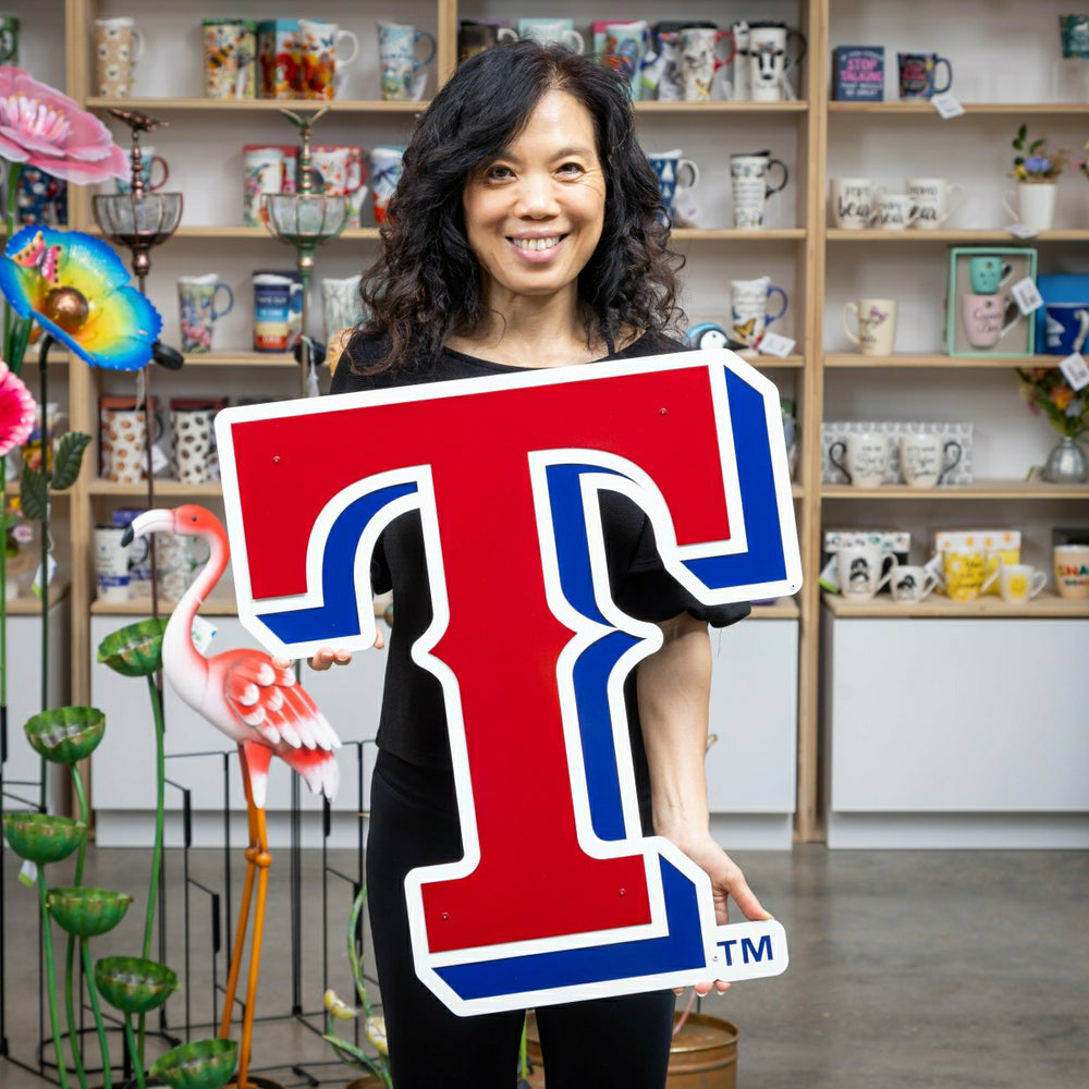 Texas Rangers Premier Metal Wall Art