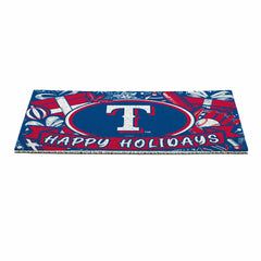 Texas Rangers Holiday PVC Mat, 28"x16"