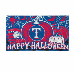 Texas Rangers Halloween PVC Mat, 28"x16"