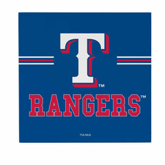 Texas Rangers Wood Wall Sign, 12x12