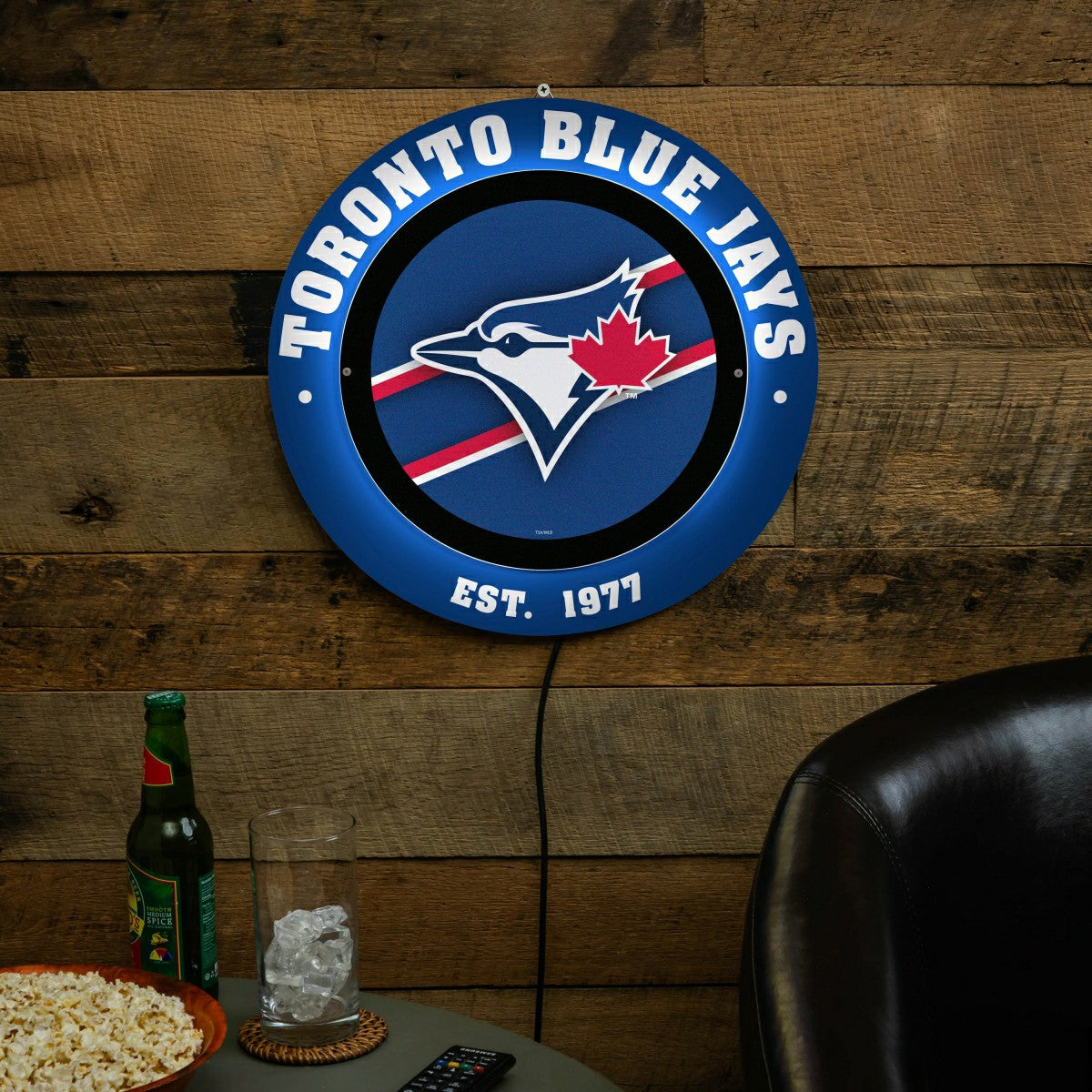 Toronto Blue Jays, Metal Lite, Round