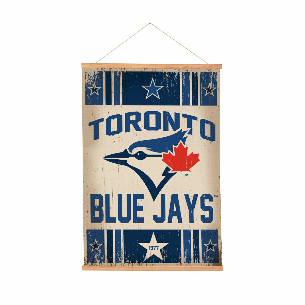 Toronto Blue Jays, Canvas Wall Tapestry, Medium, 36x24