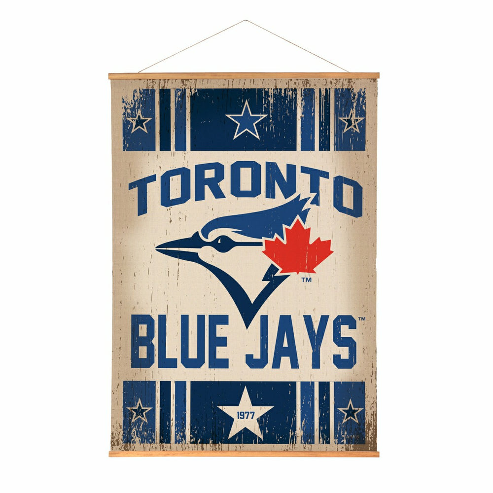 Toronto Blue Jays, Canvas Wall Tapestry, Large, 54x36