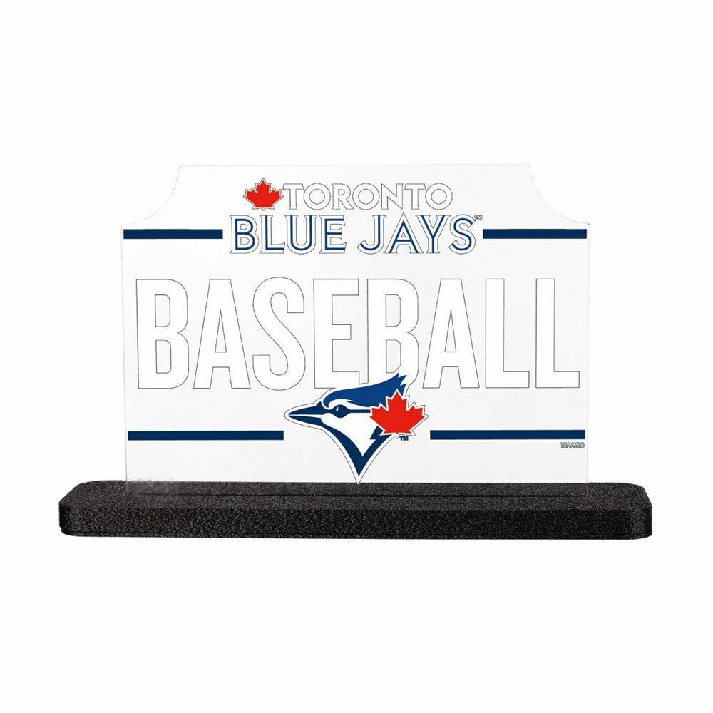 Toronto Blue Jays Baseball Rectangle Desklite LED Decor