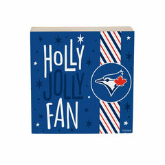 Toronto Blue Jays Block, Holiday, 6x6