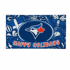 Toronto Blue Jays Holiday PVC Mat, 28"x16"