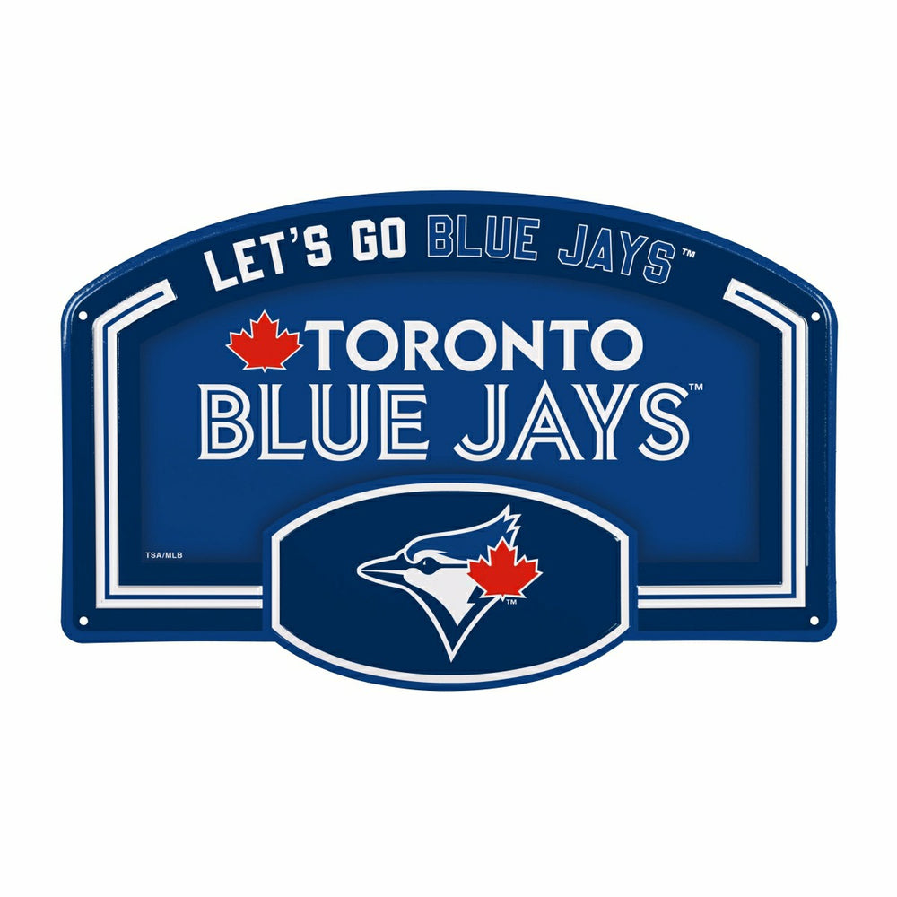 Toronto Blue Jays USA Embossed Steel Wall Sign, 11" x 17"