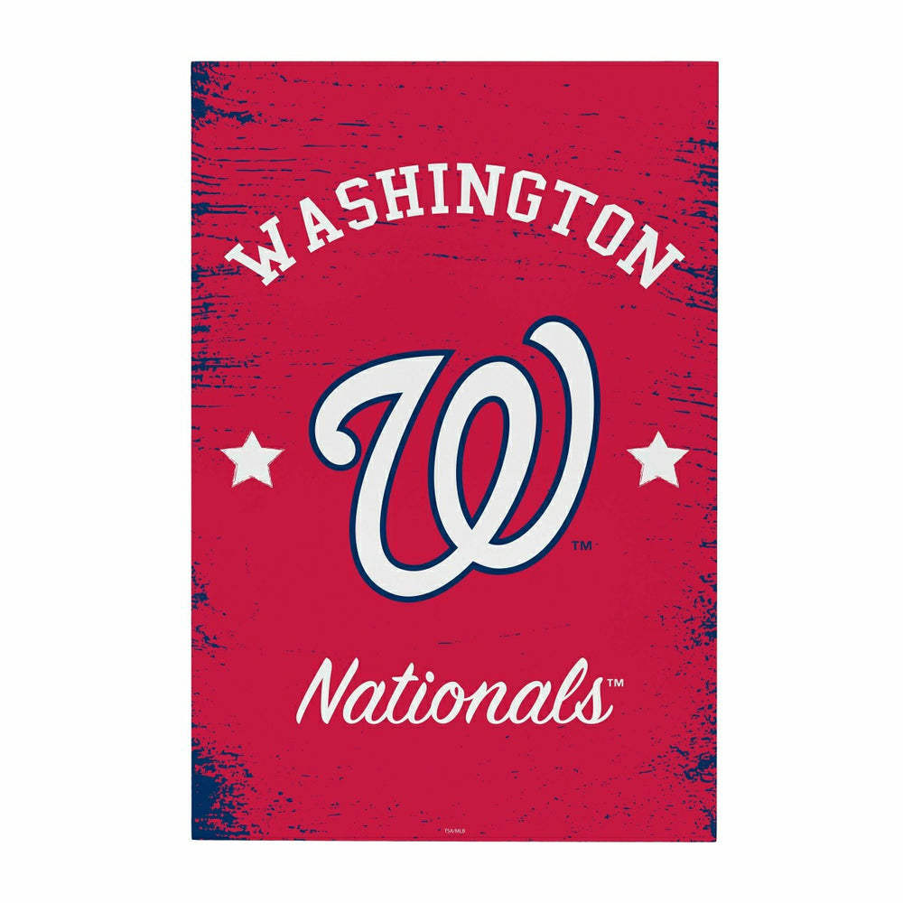 Washington Nationals Wood Wall Sign, 16x24