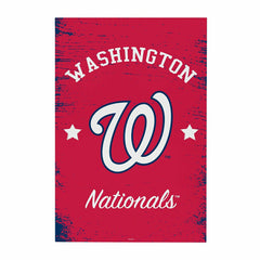 Washington Nationals Wood Wall Sign, 16x24