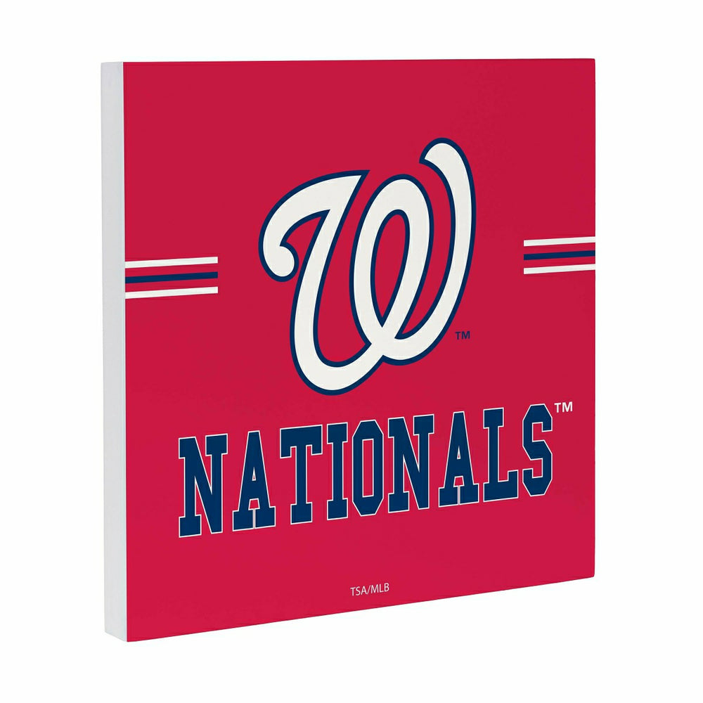 Washington Nationals Wood Wall Sign, 12x12