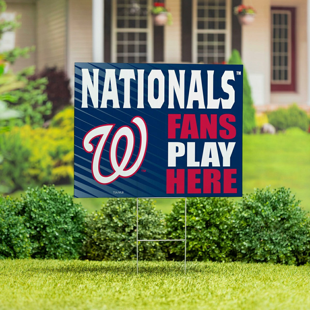 Washington Nationals Coroplast Yard Sign "Fans Play Here"