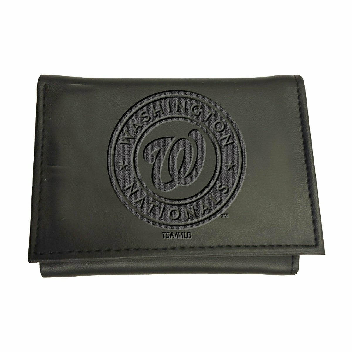 Washington Nationals Tri-Fold Wallet Black