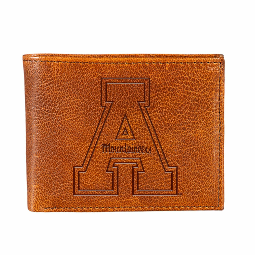 Appalachian State University, Embossed 100% Genuine Tumbled Leather Pa