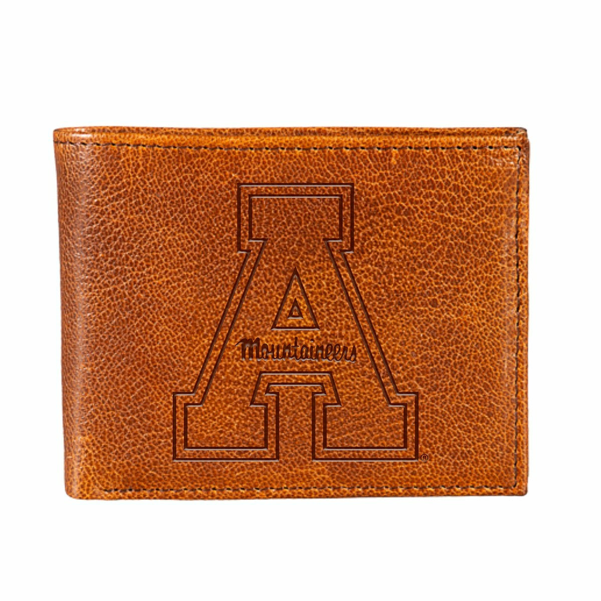Appalachian State University, Embossed 100% Genuine Tumbled Leather Pa