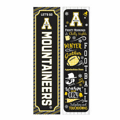 46" Double Sided Leaner, Appalachian State University, Winter Seasonal