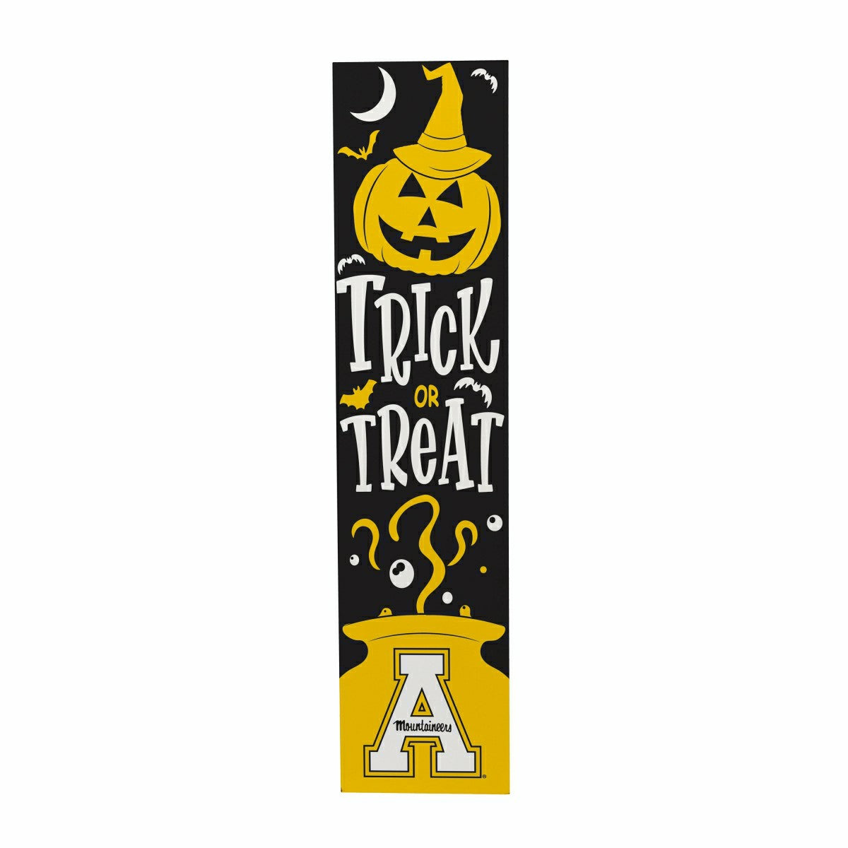 47" Double Sided Leaner, Appalachian State University, Halloween
