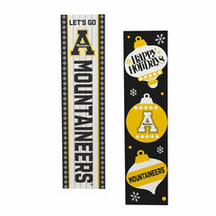 47" Double Sided Leaner, Appalachian State University, Christmas