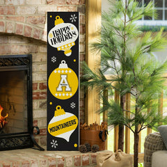 47" Double Sided Leaner, Appalachian State University, Christmas