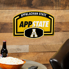 Appalachian State University USA Embossed Steel Wall Sign, 11" x 17"