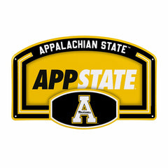 Appalachian State University USA Embossed Steel Wall Sign, 11" x 17"