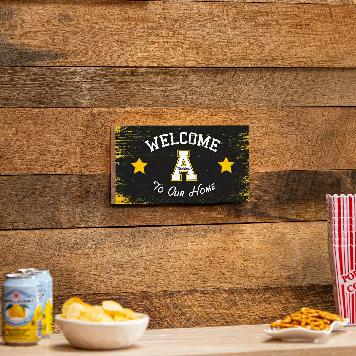Appalachian State University Wood Wall Sign, 6x11