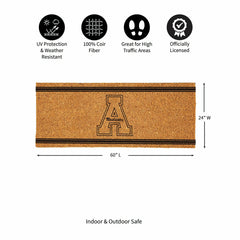Appalachian State University Extra Large One Color Coir Mat, 60"x24"