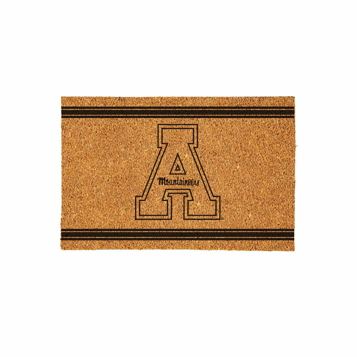 Appalachian State University Large One Color Coir Mat, 36"x24"